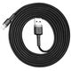 Baseus Cafule USB Lightning Cable 1,5A 2m (Gray+Black) 6953156275010