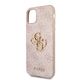 Original Case IPHONE 11 6.1 "Guess Hardcase 4G Big Metal Logo GUHCN614GMGPI pink 3666339006662