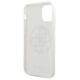 Original Case IPHONE 11 PRO MAX Guess Hard Case Glitter 4G Circle Logo (GUHCN65TPUWHGLG) white 3700740471647