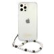 Original Case IPHONE 12 / 12 PRO Guess Hardcase White Pearl (GUHCP12MKPSWH) transparent 3666339003739