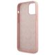 Original Case IPHONE 12 / 12 PRO Guess Hardcase Silicone Vintage (GUHCP12MLSVSPG) pink 3700740495193