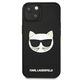 Original Case IPHONE 13 MINI Karl Lagerfeld Hardcase 3D Rubber Choupette (KLHCP13SCH3DBK) black 3666339028138