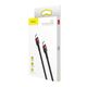 Baseus Cafule Cable USB-C PD 2.0 QC 3.0 60W 2m (Black+Red) 6953156285248