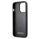 Case IPHONE 13 PRO Mercedes AMG Hardcase Leather Debossed Lines (AMHCP13LGSEBK) black 3666339018955