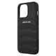 Case IPHONE 13 PRO MAX Mercedes AMG Hardcase Leather Debossed Lines (AMHCP13XGSEBK) black 3666339018962