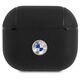 Original Case APPLE AIRPODS 3 BMW Cover Geniune Leather Silver Logo (BMA3SSLBK) black 3666339009427