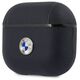 Original Case APPLE AIRPODS 3 BMW Cover Geniune Leather Silver Logo (BMA3SSLNA) navy blue 3666339009458