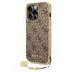 Original Case IPHONE 14 PRO Guess Hardcase 4G Charms Collection brown 3666339094171