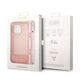 Original Case IPHONE 14 PRO Guess Hardcase Translucent Pearl Strap pink 3666339064303