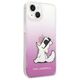 Original Case IPHONE 14 PLUS Karl Lagerfeld Hardcase Choupette Fun pink 3666339086534