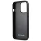 Case IPHONE 14 PRO MAX Mercedes AMG Hardcase Leather Debossed Lines (AMHCP14XGSEBK) black 3666339071417