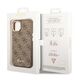 Original Case IPHONE 14 PLUS Guess Hard Case 4G Vintage Gold Logo (GUHCP14MHG4SHW) brown 3666339065256