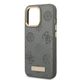 Original Case IPHONE 13 PRO Guess Hardcase Peony Logo Plate MagSafe (GUHMP13LSAPSTG) gray 3666339056797