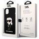 Original Case IPHONE 14 PLUS Karl Lagerfeld Hardcase Silicone Ikonik (KLHCP14MSNIKBCK) black 3666339086572