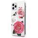 Original Case IPHONE 11 PRO Guess Hardcase Flower Desire Pink & White Rose transparent 3700740474204