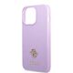 Original Case IPHONE 13 PRO MAX Guess Hardcase Saffiano 4G Small Metal Logo purple 3666339048075