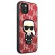 Original Case IPHONE 13 Karl Lagerfeld Hardcase Monogram Ikonik Patch red 3666339049416