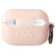 Case APPLE AIRPODS PRO 2 Karl Lagerfeld Silicone Choupette Head 3D light pink 3666339099282