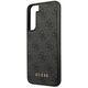 Original Case SAMSUNG GALAXY S23 Guess Hard Case 4G Metal Gold Logo (GUHCS23SG4GFGR) gray 3666339116958