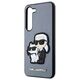 Original Case SAMSUNG GALAXY S23 Karl Lagerfeld Hardcase Saffiano Karl & Choupette (KLHCS23SSANKCPG) gray 3666339117887