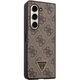 Original Case SAMSUNG GALAXY Z FOLD 5 Guess Hardcase Leather 4G Triangle Strass (GUHCZFD5P4TDPW) brown 3666339173920