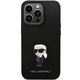 Original Case IPHONE 14 PRO Karl Lagerfeld Silicone Ikonik Metal Pin (KLHCP14LSMHKNPK) black 3666339165970