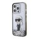 Original Case APPLE IPHONE 15 PRO Karl Lagerfeld Hardcase Liquid Glitter Ikonik (KLHCP15LLKKNSK) transparent 3666339164096