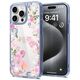 Case APPLE IPHONE 15 PRO Spigen Ultra Hybrid Crystal (Blossom) pattern 8809896749152