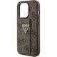 Original Case APPLE IPHONE 15 PRO Guess Hardcase Grip Stand 4G Triangle Strass (GUHCP15LPGS4TDW) brown 3666339197452