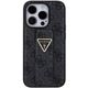 Original Case APPLE IPHONE 15 PRO MAX Guess Hardcase Grip Stand 4G Triangle Strass (GUHCP15XPGS4TDK) black 3666339197322