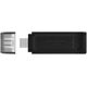 Kingston pendrive 64GB USB-C DT70 black 740617305302