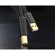 UGREEN US135 USB 2.0 A-B printer cable, gold plated, 3m (black) 6957303813513