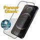 Tempered Glass 5D IPHONE 12 / 12 PRO PanzerGlass E2E Super+ Case Friendly AntiBacterial MicroFracture black 5711724027116