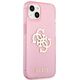 Original Case IPHONE 13 MINI Guess Hard Case Glitter 4G Big Logo (GUHCP13SPCUGL4GPI) pink 3666339024475