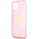 Original Case IPHONE 13 MINI Guess Hard Case Glitter 4G Big Logo (GUHCP13SPCUGL4GPI) pink 3666339024475