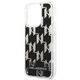 Original Case IPHONE 14 PRO Karl Lagerfeld Hardcase Liquid Glitter Monogram (KLHCP14LLMNMK) black 3666339076252