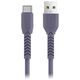 Maxlife MXUC-04 cable USB - USB-C 1,0 m 3A purple 5900495875211