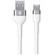 Forever Flexible cable USB - USB-C 1,0 m 3A white 5900495978448