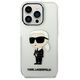 Karl Lagerfeld case for iPhone 14 Pro Max 6,7&quot; KLHCP14XHNIKTCT transparent hardcase Ikonik Karl Lagerfeld 3666339087111