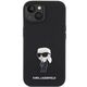 Original Case APPLE IPHONE 15 Karl Lagerfeld Silicone Ikonik Metal Pin (KLHCP15SSMHKNPK) black 3666339165994