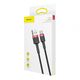 Baseus Cafule cable USB-C 2A 2m (Red+Black) 6953156278240