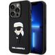 Original Case IPHONE 14 PRO Karl Lagerfeld Hardcase Rubber Ikonik 3D (KLHCP14L3DRKINK) black 3666339122645