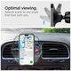 Spigen car mount with charger ITM12W Onetap Pro 3 Magnetic Magsafe Vent Car Mount Wireless Charger black 8809811853520