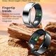 Techsuit Smart Ring Size 9, Diameter 19mm - Techsuit (R6) - Black 5949419202443 έως 12 άτοκες Δόσεις