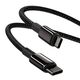 Baseus Tungsten Gold Cable Type-C to Type-C 100W 2m (black) 6953156232068