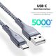 Duzzona Date Cable Type-C Fast Charging 2.4A, 12W, 480Mbps, 2m - Duzzona (A8) - Grey 6934913023273 έως 12 άτοκες Δόσεις