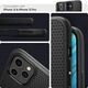 Case IPHONE 12 / 12 PRO Spigen Liquid Air Matte black 8809710756496