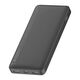 Baseus Baseus - Power Bank Bipow (PPBD050001) - Digital Display 2xUSB QC3.0, USB-C 10000mAh 15W + Cable Micro-USB 0.25m - Black 6932172618193 έως 12 άτοκες Δόσεις