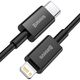 Baseus Superior Series Cable USB-C to iP, 20W, PD, 1m (black) 6953156205307