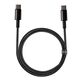 Baseus Tungsten Gold Cable Type-C to Type-C 100W 1m (black) 6953156232051